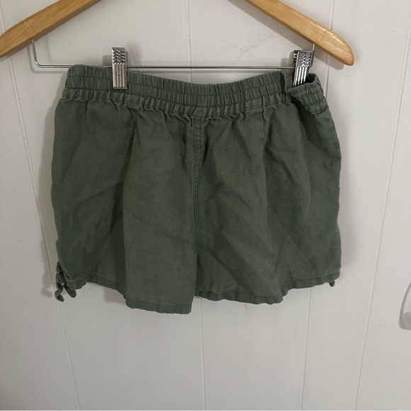 Sanctuary Green Athletic Shorts with Drawstring Waist - Picture 2 of 4